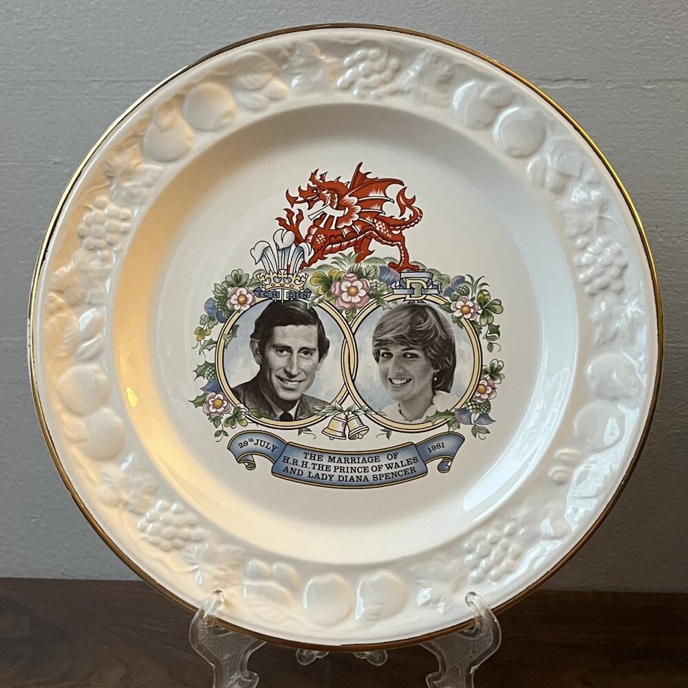 Prince Charles & Lady Diana 1981 Royal Wedding Commemorative Plate Liverpool Rd.